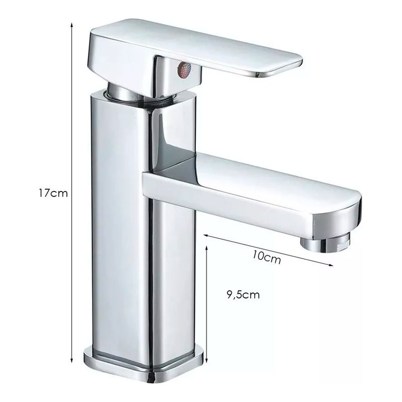 Kit Placa Lavamanos 41cm+griferia Monocontrol+push Flex27