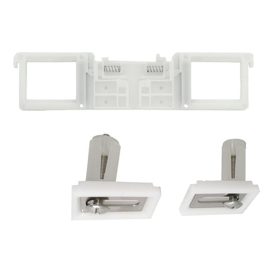 Kit Repuesto Regleta Tap.asiento Sanitario+tornillo Plástico