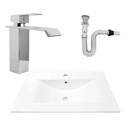 Kit Placa Lavam. 71*46.5cm+griferia Monocontrol+push Flex18