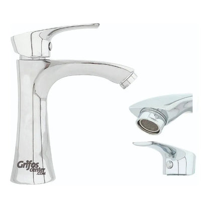 Llave Cuadrada Baja Bronce Lavamanos