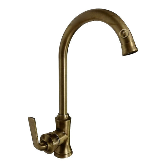 Griferia Mezclador Vintage Bronce Antiguo Alto