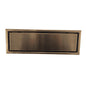 Rejilla De Piso 40x10cm Troya Vintage Rose Gold