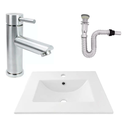 Kit Placa Lavamanos 51*40cm+griferia Monocontrol+push Flex17