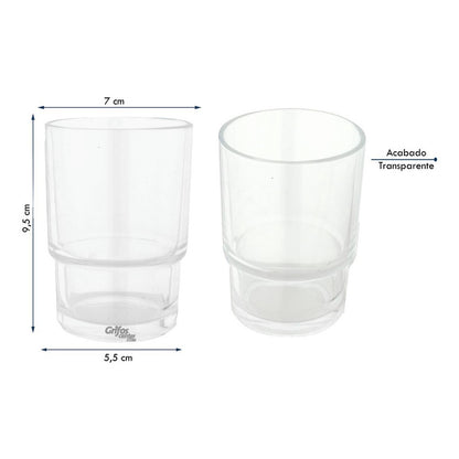 Accesorio Vaso Cepillero Transparente