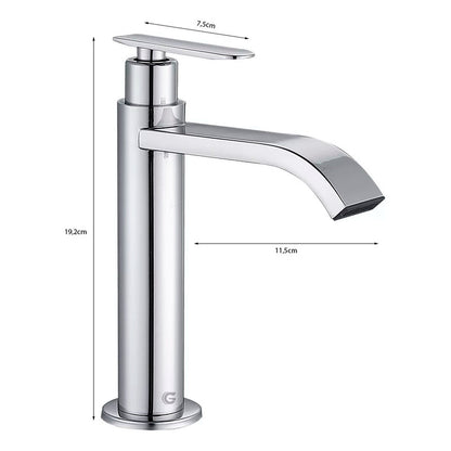 Kit Placa Lavamanos 51*40cm+griferia Agua Fria+push Flex. 1