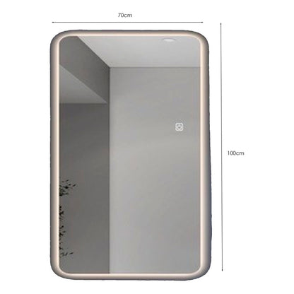 Espejo De 70x100 Cm Con 3 Luces Led Distintas