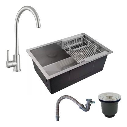 Combo Lavaplatos 70*45cm+griferia Plat.canella+accesorios