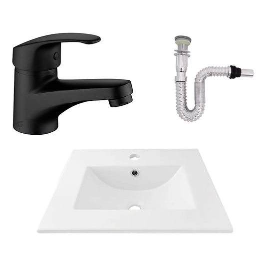 Kit Placa Lavam.51*46.5cm+griferia Monocontrol+push Flex29