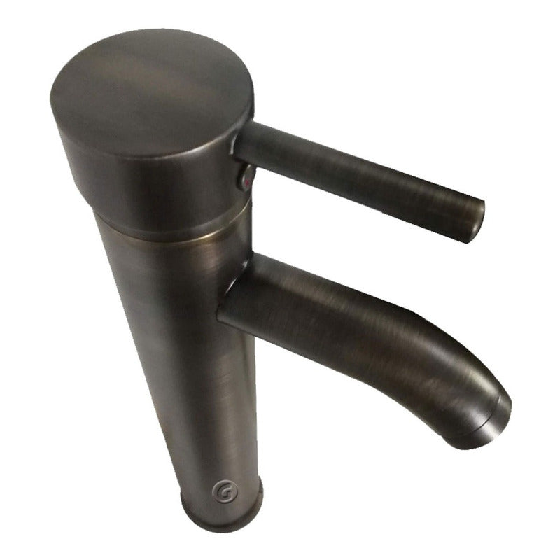 Griferia Monocontrol Tubular Vintage Bronce Invertido