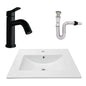 Kit Placa Lavam. 61*46.5cm+griferia Monocontrol+push Flex26