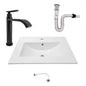 Kit Placa Lavamanos 61*46.5cm+griferia Agua Fria+push Flex.2