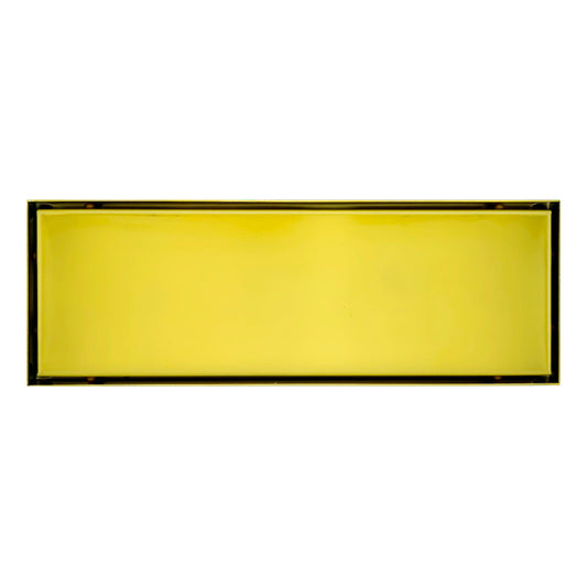 Rejilla De Piso Invisible 30*10cm Troya Vintage Dorado
