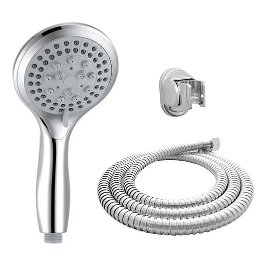 Teleducha Redonda + Soporte + Manguera Flexible Conster