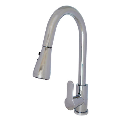 Griferia Para Lavaplatos Monocontrol Extraíble Cromada