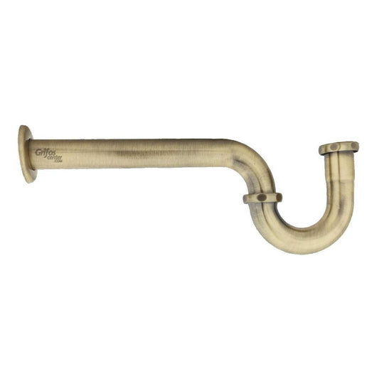 Sifón Para Lavamanos Envejecido Bronce Antiguo Vintage