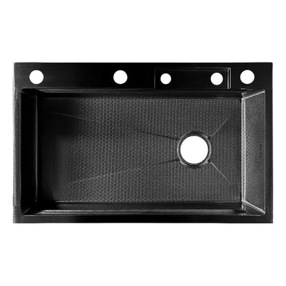 Lavaplatos Inteligente Negro 75x46cm+griferia Lluvia