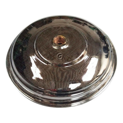 Ducha Con Tubo De 40cm Cobre Acabado Niquel 25cm