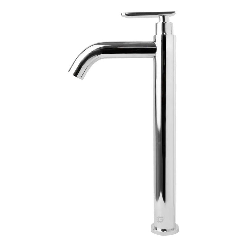 Llave Alta Lavamanos Acero, Agua Fria