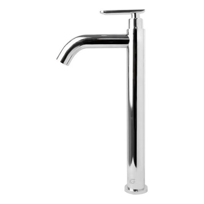 Llave Alta Lavamanos Acero, Agua Fria