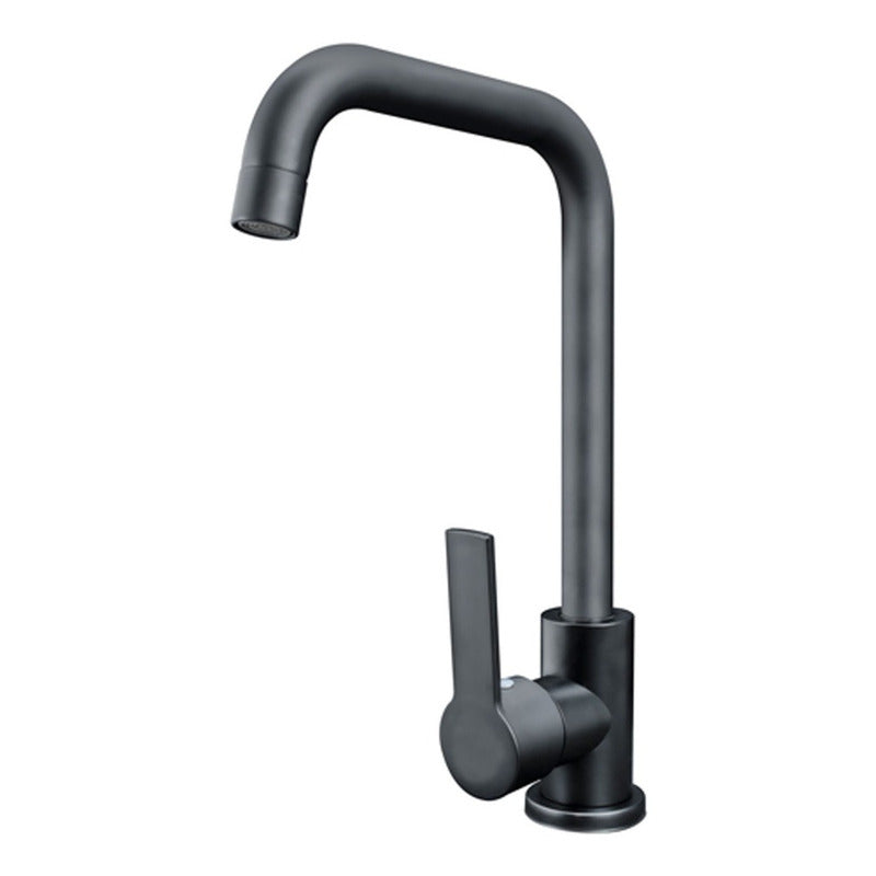 Griferia Mezclador Acero Inoxidable #201 Color Negro