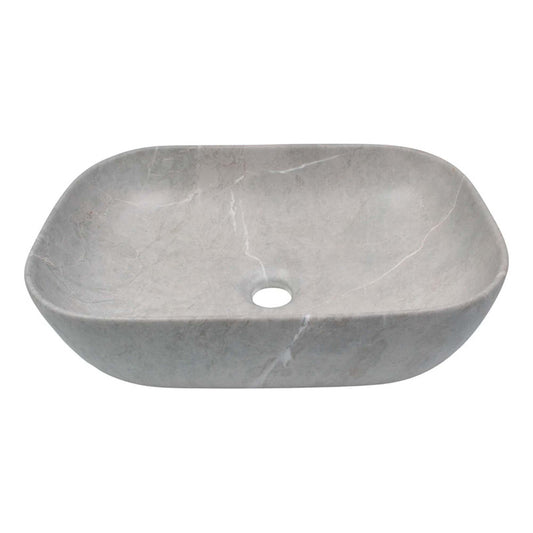 Lavamanos Rectangular De Sobreponer Gris 455*325*135
