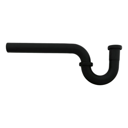 Sifón Rígido Negro Para Lavaplatos Zinc 1 1/4