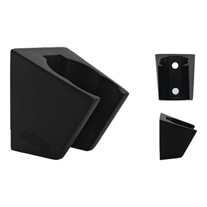 Soporte De Teleducha Cuadrado Negro Acero