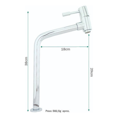 Llave Lavaplatos Alta Reggia