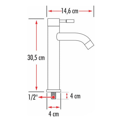 Kit Grifería Agua Fría-ducha Cuadrada Satín 20cm-monocontrol