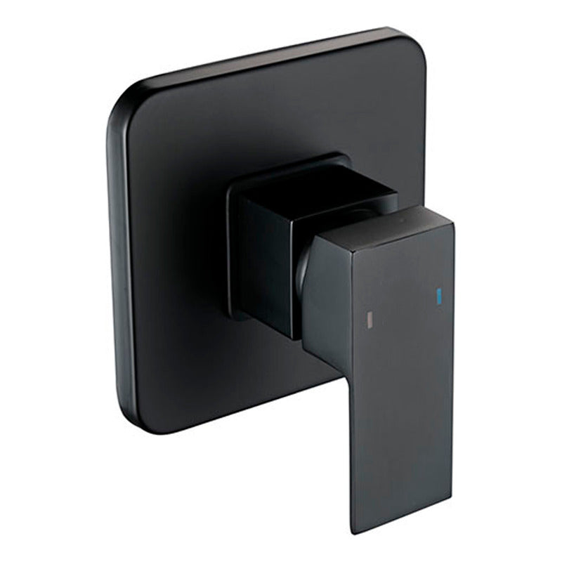Mezclador Monocontrol Para Ducha Negro