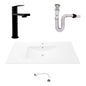 Kit Placa Lavam.101*46.5cm+griferia Agua Fria+push Flex.11