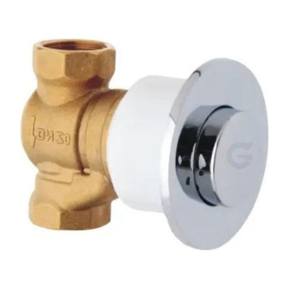 Llave Sanitario Antivandálica Tipo Push, Cuerpo De Bronce