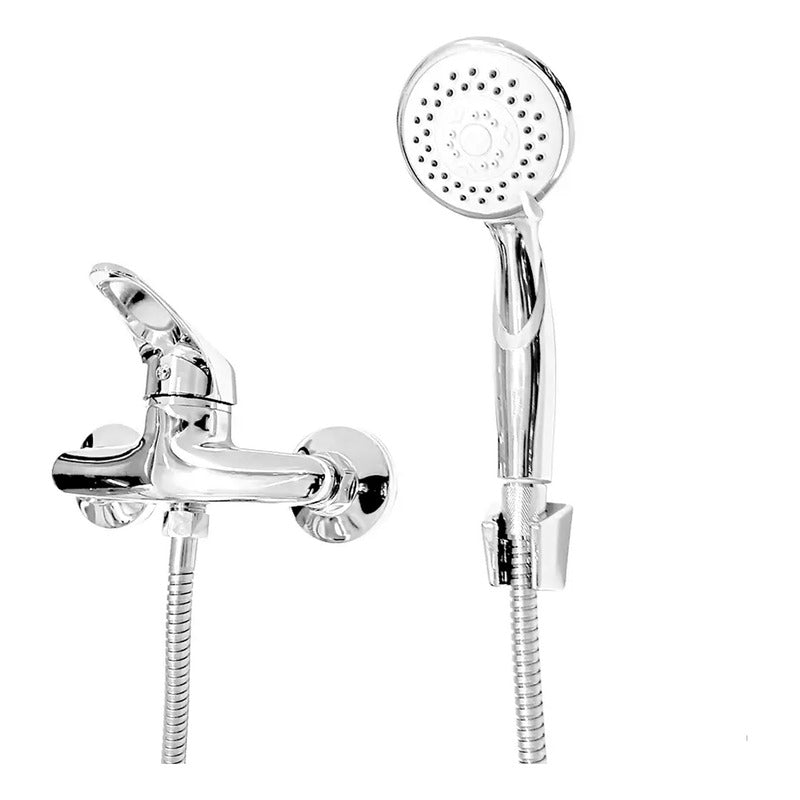 Griferia Monocontrol Ducha Lava Cabeza Baño Y Spa Cromado