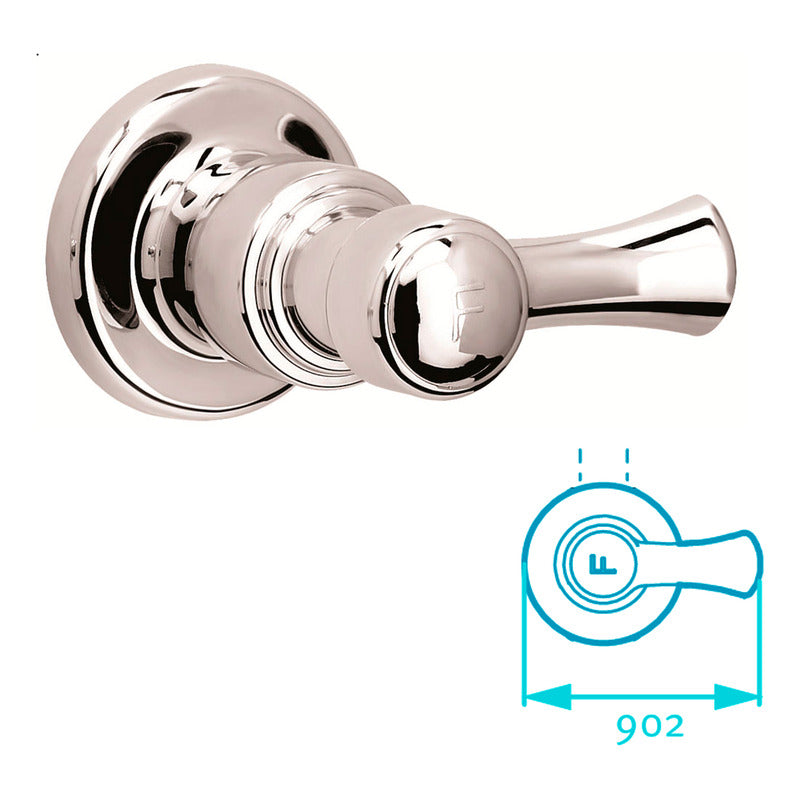 Manija Para Lavamanos Balta Palanca Cromada  Grival