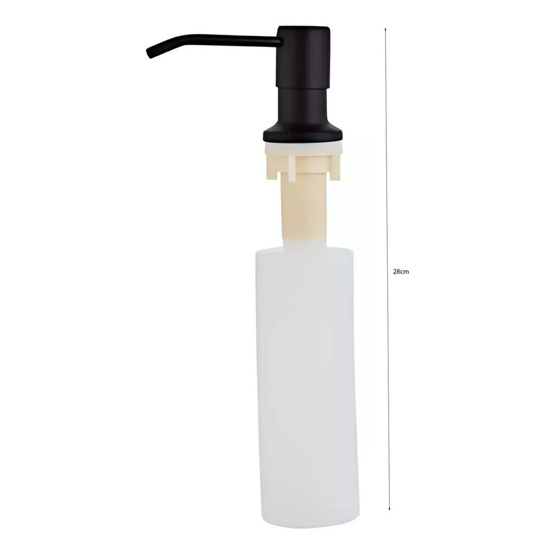 Dispensador De Lavaplatos Tapa Negro Mate 360ml