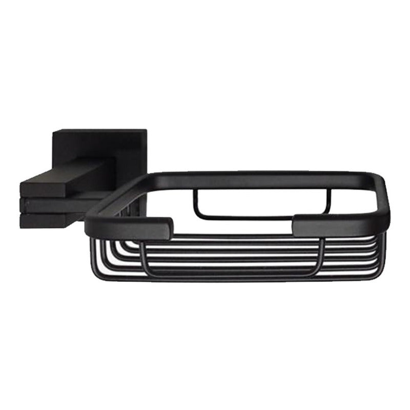 Juego De Accesorios Para Baño Negro Vintage X4 Piezas