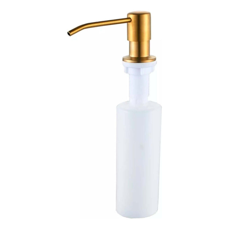 Dispensador De Lavaplatos Tapa Oro Satín