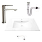 Kit Placa Lavam. 81*46.5cm+griferia Agua Fria+push Flex.12