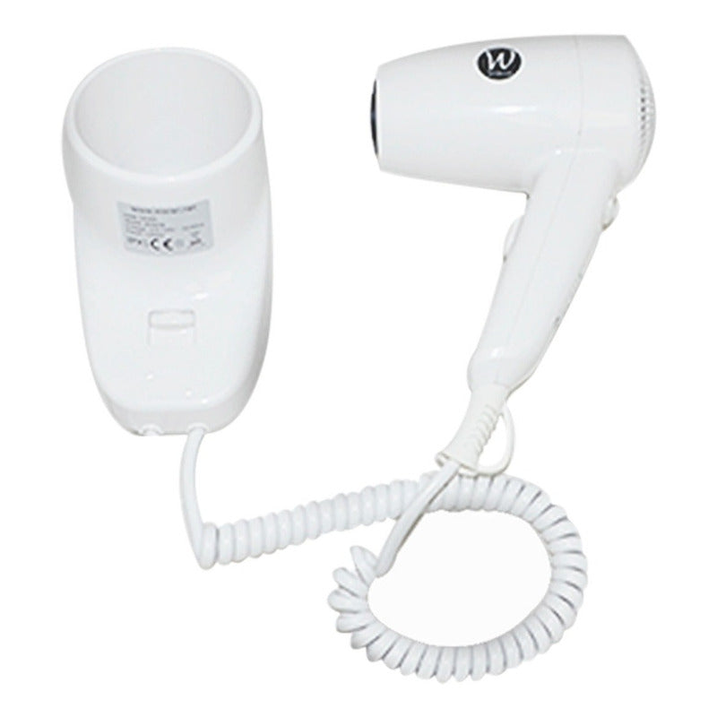 Secador Para Cabello Tipo Hotel 1200w Abs De Pared