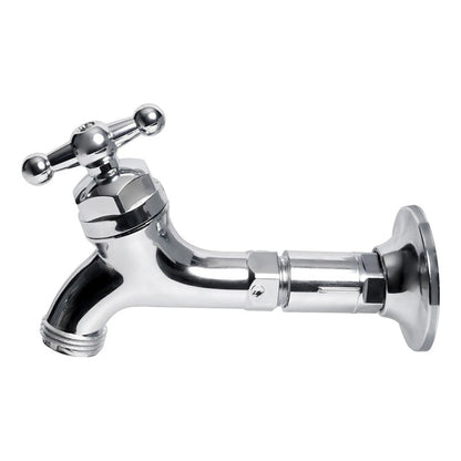 Griferia Llave Manguera Extension Plastica Cromada