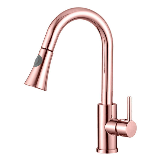Grifería Lavaplatos Monocontrol Oro Rosa Vintage