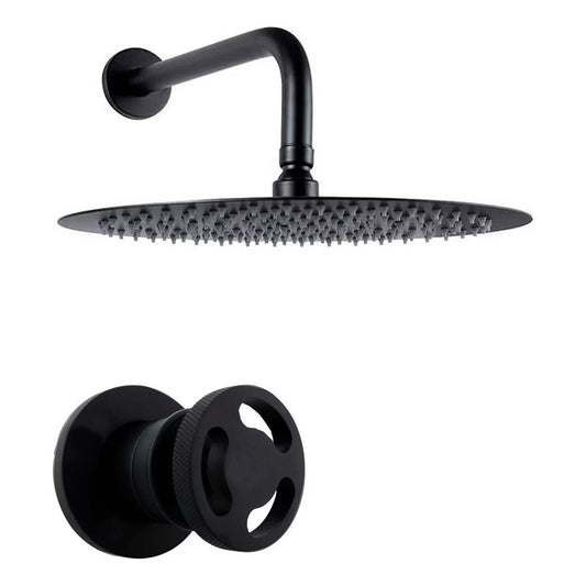 Kit Ducha Redonda 20cm+tubo+registro Manija Ducha Industry