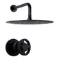 Kit Ducha Redonda 20cm+tubo+registro Manija Ducha Industry