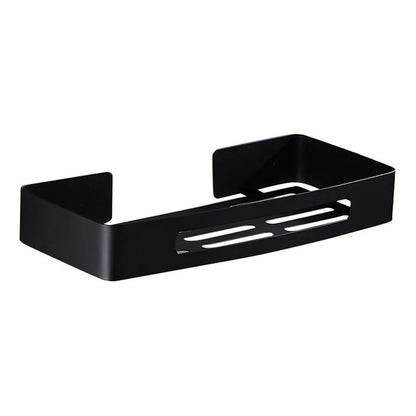 Repisa Para Baño Rectangular Negra