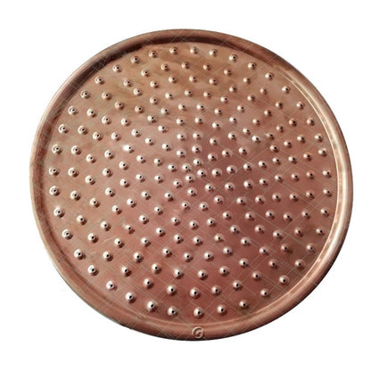 Ducha En Cobre 20cm Con Tubo De 40 Cm