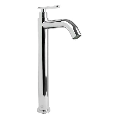 Llave Alta Lavamanos Acero, Agua Fria