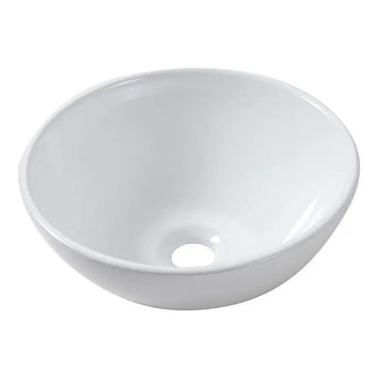 Combo De Lavamanos Blanco+griferia Agua Fria Cromo+push