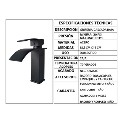 Kit Placa Lavama.101*46.5cm+griferia Monocontrol+push Flex23