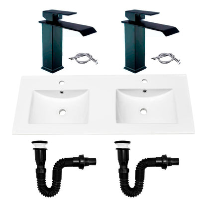 Combo Placa Doble Lavaman.121cm+grif.monocontrol+push Negr2