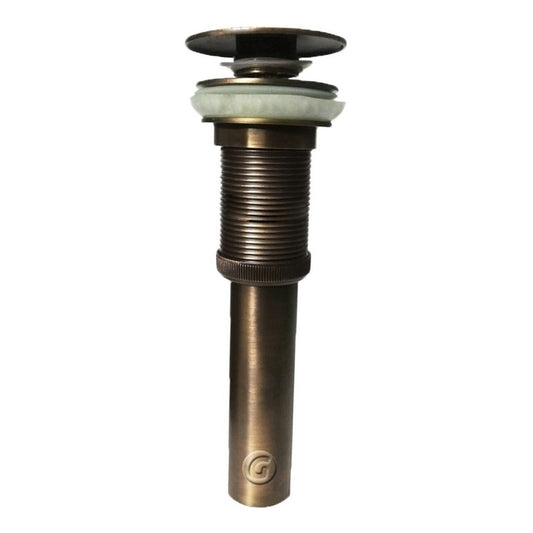 Desagüe Push Vintage De Lavamanos Bronce Antiguo